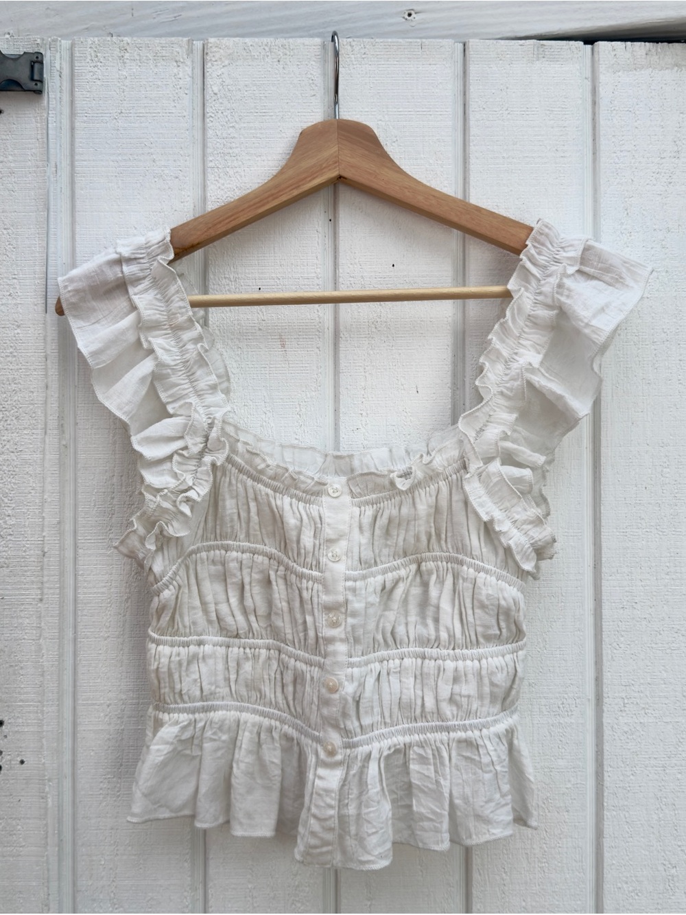 Thirty Thirty Sleeveless Peplum Blouse
